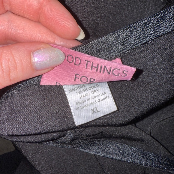 Vixen by Micheline Pitt Black Midi Dress - Picture 2 of 4